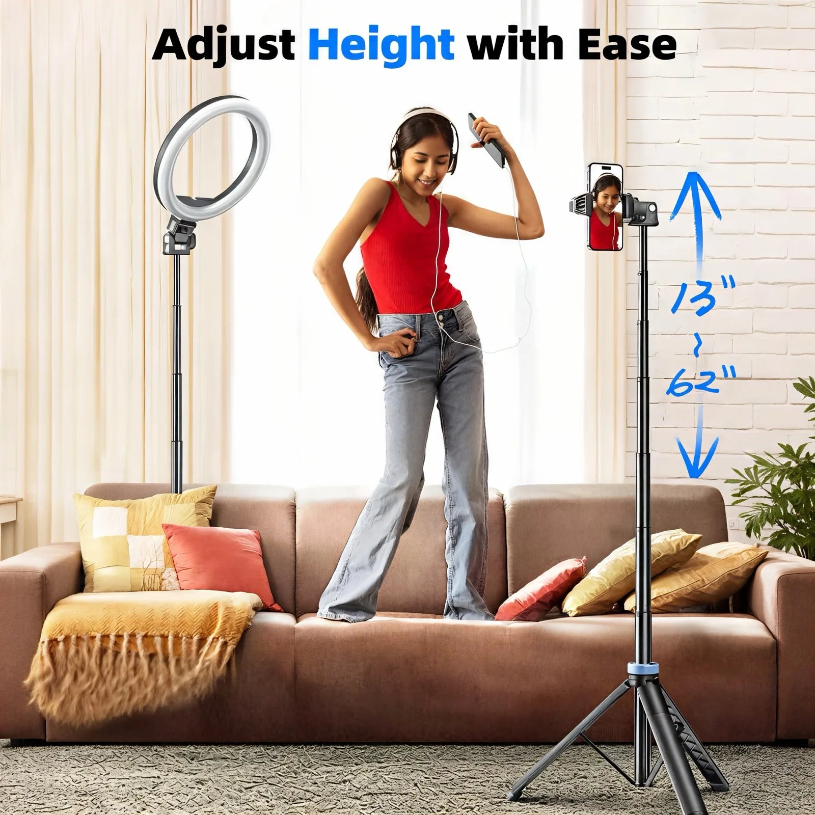 Foldable Bluetooth Selfie Tripod Stand
